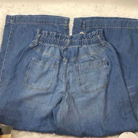 Pilcro Relaxed jeans ruffle waist wide legs 28 - Picture 5 of 9